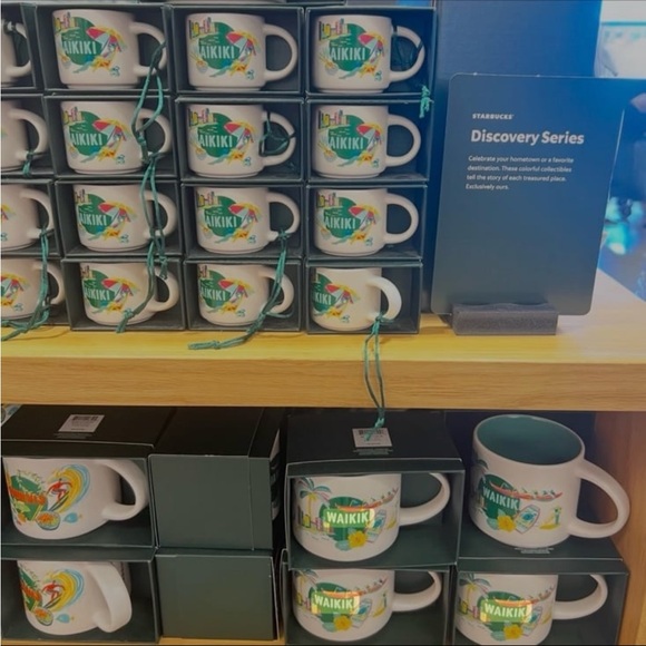 🏝️ WAIKIKI Discovery Series 14oz mug NIB coffee tea Starbucks Hawaii collection - Picture 9 of 10